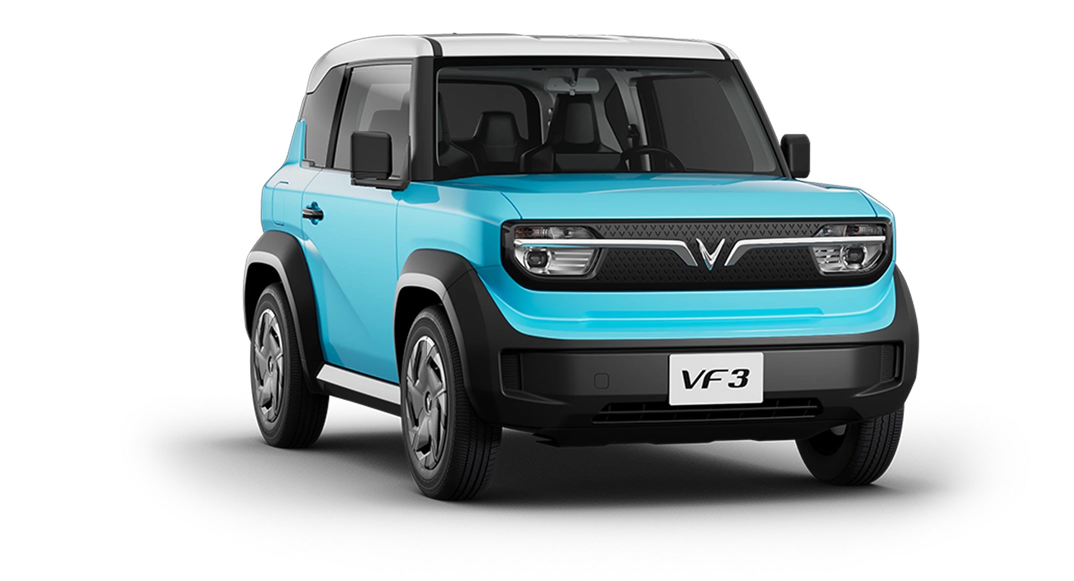 VF 3 Xanh dương nóc trắng
