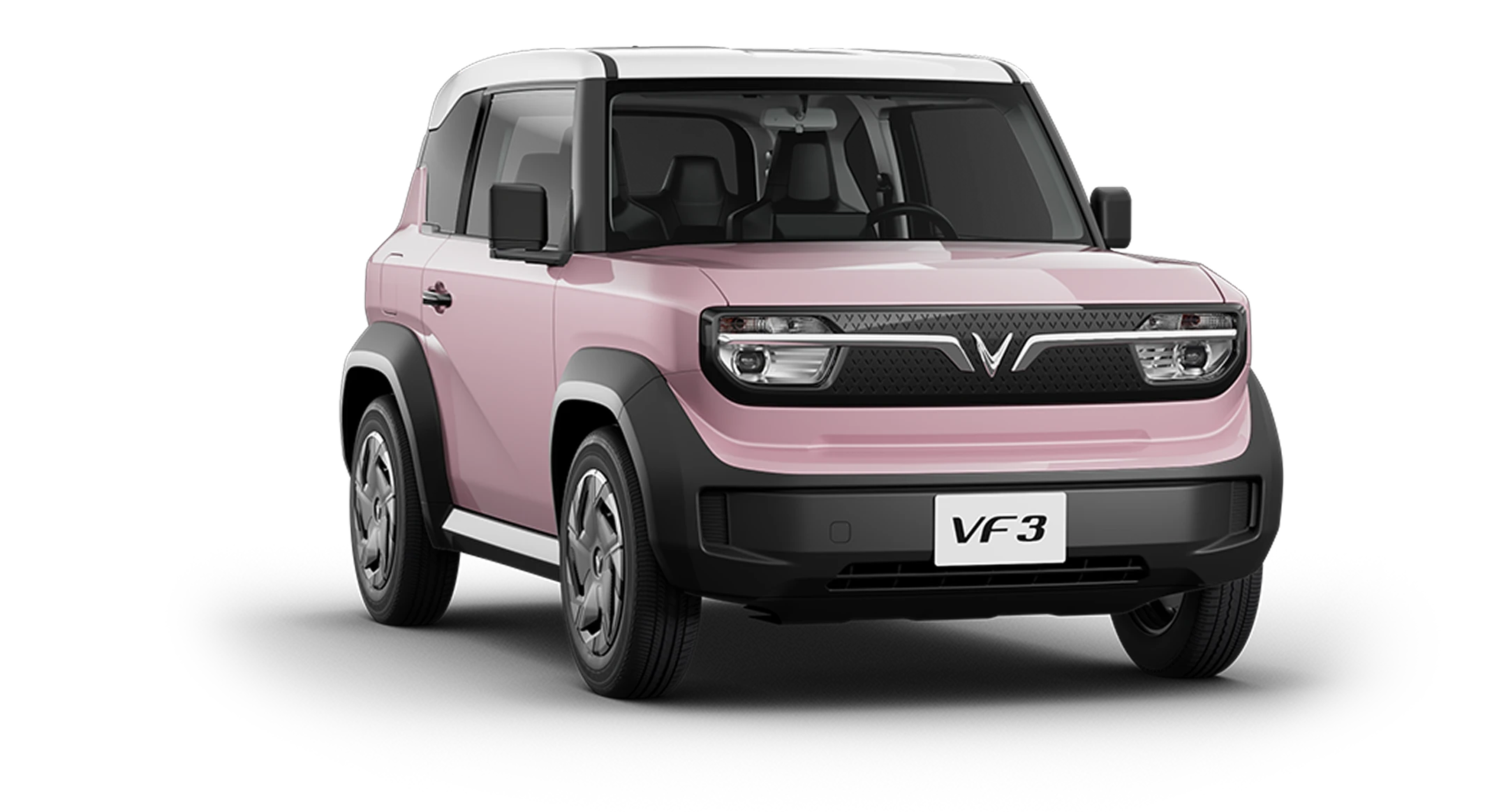 VF 3 Hồng nóc trắng